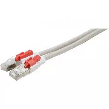 EXERTIS CONNECT Cat.6a S/FTP PiMF fiksuojamas tinklo kabelis, pilkas, 3,0 m 848947