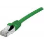 EXERTIS CONNECT Cat.6A S/FTP PiMF tinklo kabelis, 2m, žalias, LSZH, 10Gbps, RJ45 858619