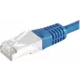 EXERTIS CONNECT Cat6 S/FTP PiMF tinklo kabelis, mėlynas, 0,7 m, plonas snagless apsauginis dangtelis 856841