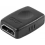 EXERTIS CONNECT HDMI adapteris moteriškas-moteriškas, pasyvusis sujungėjas, 4K 60Hz, auksuoti kontaktai, juodas (EXC128289)