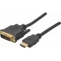 Exertis Connect HDMI į DVI-D vaizdo kabelio adapteris 2m juodas 127875
