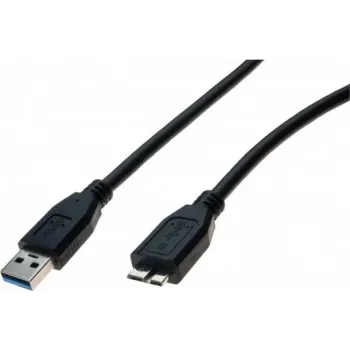 Exertis Connect USB 3.1 Gen 1 laidas, USB-A (vyriškas) į Micro-USB B (vyriškas), 1 m, juodas 532473