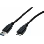 Exertis Connect USB 3.1 Gen 1 laidas, USB-A (vyriškas) į Micro-USB B (vyriškas), 1 m, juodas 532473