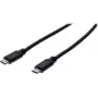 EXERTIS CONNECT USB 3.1 Gen 1 Type-C į Type-C kabelis, 1,8 m, juodas 150336