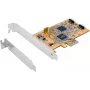 EXSYS EX-11057 PCI Express dvigubas RS-232 serijinis adapterio plokštė