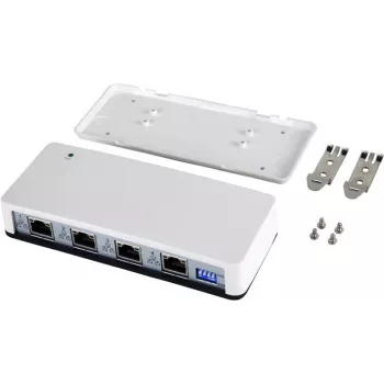 EXSYS EX-1329 USB-C 3.1 Gen 1 adapteris su 4 Gigabit Ethernet prievadais