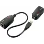 EXSYS EX-1441-2 Gigabit Ethernet prailgintuvas per koaksialinį kabelį, 1000 m nuotolis, metalinis korpusas, juodas