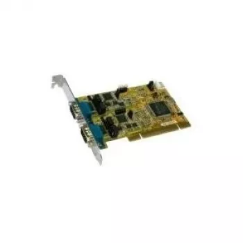 EXSYS EX-42042-IS 2 prievadų universalus PCI nuoseklusis RS-232/422/485 kombinuotas adapteris su 16C950 UART, 128 baitų FIFO, optine izoliacija ir apsauga nuo viršįtampių