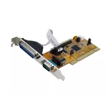 EXSYS EX-43063 2 prievadų RS-232 PCI Express serijinis adapterio plokštė su ASIX AX99100 lustu, 921,6 Kbps, pridedamas žemo profilio laikiklis