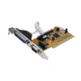 EXSYS EX-43063 2 prievadų RS-232 PCI Express serijinis adapterio plokštė su ASIX AX99100 lustu, 921,6 Kbps, pridedamas žemo profilio laikiklis