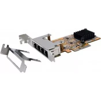EXSYS EX-6074-3 Gigabit Ethernet PCIe x1 tinklo plokštė, žemo profilio, RJ45, Realtek RTL8111G