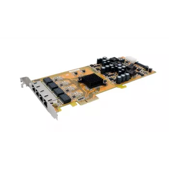 EXSYS EX-6074POE-2 PCI Express keturių prievadų Gigabit Ethernet PoE+ tinklo plokštė