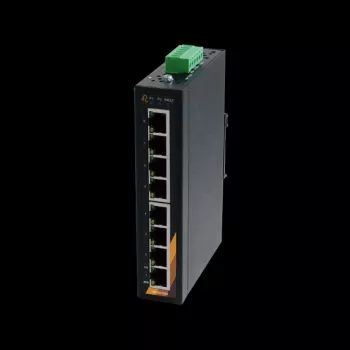EXSYS EX-6225 8 prievadų Gigabit Ethernet komutatorius, 10/100/1000 Mbps, metalinis korpusas, montuojamas ant stalo/sienos, Plug and Play