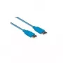 EXSYS EX-K1610-1 USB 3.2 Gen 1 laidas, USB-A (vyriškas) į USB-A (vyriškas), 1 m, mėlynas