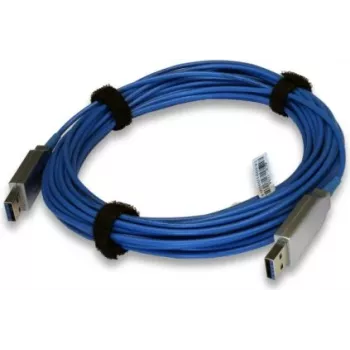 EXSYS EX-K1680 aktyvus USB 3.2 Gen 1 prailginimo kabelis 10m, USB-A vyriškas į moterišką, mėlynas