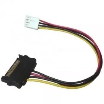 EXSYS EX-K41910 Floppy į SATA maitinimo adapterio kabelis 0,4 m juodas