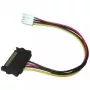 EXSYS EX-K41910 Floppy į SATA maitinimo adapterio kabelis 0,4 m juodas