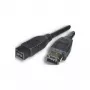EXSYS FireWire 1394b 9 kontaktų į 6 kontaktų kabelis, 3,0 m, juodas EX-K6862