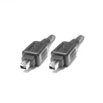 EXSYS FireWire 400 laidas 4 kontaktų į 4 kontaktų, 1,5 m, juodas (EX-K6821)
