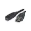 EXSYS FireWire 800 į 400 kabelis 9 kontaktų į 6 kontaktus, 1,0 m, juodas EX-K6860