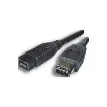 EXSYS FireWire 800 į 400 kabelis, 9 kontaktų į 6 kontaktų, 5 m, juodas EX-K6863