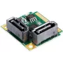 EXSYS Mini PCIe SATA III valdiklis, 2 prievadų, 6Gbps, ASM1061, Full-Height EX-48080-2