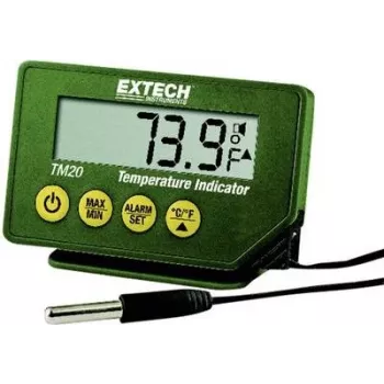 Extech TM20 Vandeniui atsparus temperatūros indikatorius, -40 iki 250°C, IP65, NTC termistorius