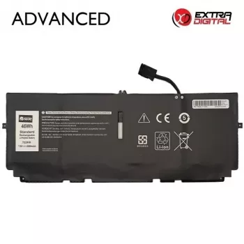 Extra Digital Advanced 6000mAh 11.1V 6-Cell Li-Ion Laptop Battery, skirta Dell Latitude E6400 E6410 E6500 E6510 Precision M2400 M4400 M4500 (pakeičia 722KK, 0722KK, 312-0625, 312-0633, 312-0634, 312-0763, 312-0844, D608J, D800J, GW240, GW252, HP277, HP287