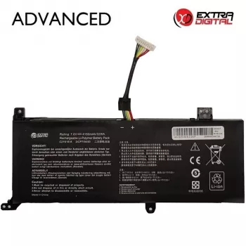 Extra Digital Advanced ASUS C21N1818-2 nešiojamojo kompiuterio baterija, 4150mAh, 32Wh, 7.7V, juoda
