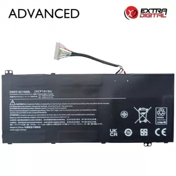 Extra Digital Advanced nešiojamojo kompiuterio baterija, skirta ACER AC14A8L, 4605 mAh