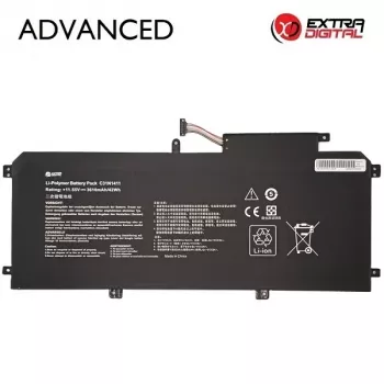 Extra Digital Advanced nešiojamojo kompiuterio baterija, skirta ASUS C31N1411 - 3610mAh, 11.4V, 3 elementų ličio jonų (juoda)