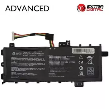 Extra Digital Advanced NB432561 nešiojamojo kompiuterio baterija, skirta ASUS VivoBook 15 (C21N1818-1, 4150mAh, 7.7V, Li-ion)