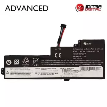 Extra Digital Advanced NB483037 nešiojamojo kompiuterio baterija – Lenovo 01AV421 pakaitalas, 1950 mAh, 11,4 V, 3 elementų ličio jonų (ThinkPad X270, X260, T470, T460, L470, L460, P51s, P50s, A475, A275)