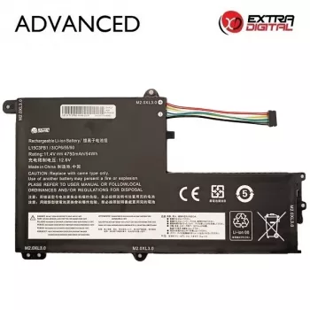 Extra Digital Advanced NB483075 nešiojamojo kompiuterio baterija, skirta Lenovo L15C3PB1 – 4750mAh, 11.4V, 3 elementų