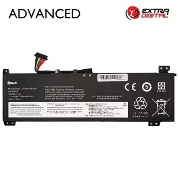 Extra Digital Advanced atsarginė nešiojamojo kompiuterio baterija, skirta Lenovo L20M3PC2, 3750mAh, 11.52V, 43Wh, 3 elementų