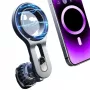 EXTRA DIGITAL Magnetinis telefono laikiklis automobiliui ant ventiliacijos grotelių – universalus išmaniojo telefono laikiklis su 360° sukimu, N52 neodimio magnetais - juodas (HB390489)