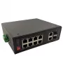 EXTRA DIGITAL PoE Switch 10 Port 1000M with 2 SFP Ports 1000M