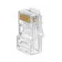 EXTRA DIGITAL RJ45 UTP Cat5e modulinis kištukas (8P8C, 50µ auksuotas, 100 vnt.)