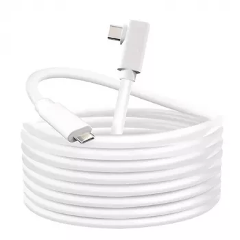 EXTRA DIGITAL VR Link kabelis USB-C į USB-C 5m baltas 5Gbps, skirtas Oculus Quest