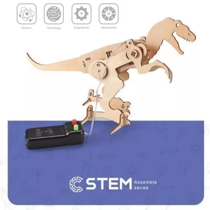 EXTRA DIGITAL Wooden Construction Kit Tyrannosaurus, Educational Model