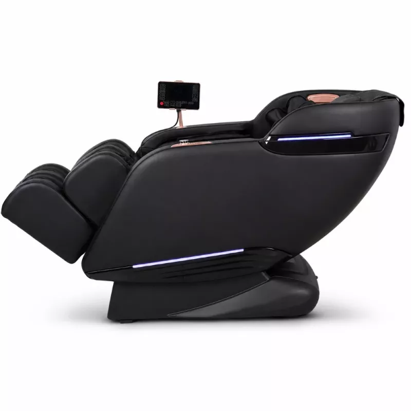 EXTRALINK 3D Zero Gravity masažinė kėdė juoda-sidabrinė