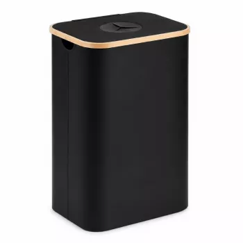 EXTRALINK Black Forest grąžinamų butelių krepšelis, sulankstomas, 100L, juodas