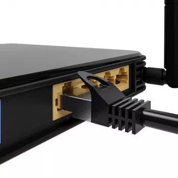 Extralink Cat.5e FTP LAN Patch laidas 10m, varinis vytos poros tinklo kabelis