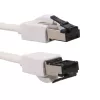EXTRALINK Cat 8 U/FTP plokščias pataisos kabelis 3 m 40G baltas