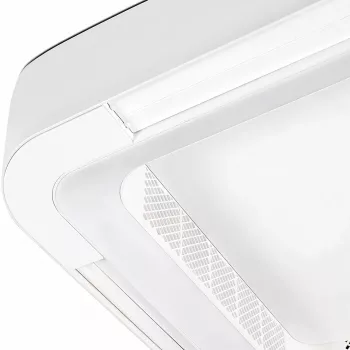 Extralink Cube Air 23 išmanus WiFi lubų ventiliatorius su šviesa, baltas, 59 cm, valdymas programėle