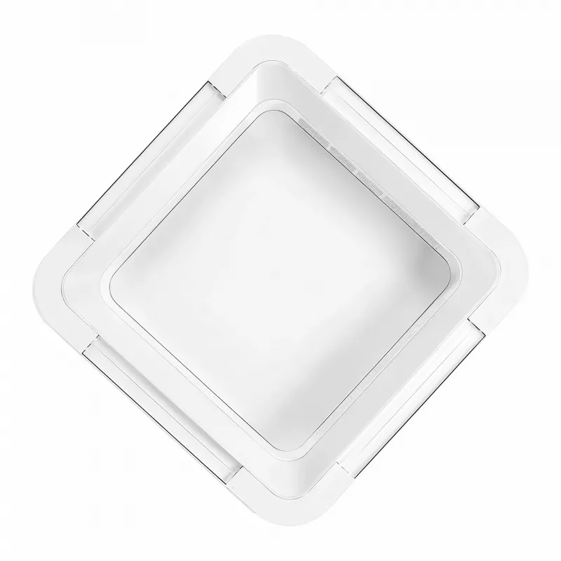 Extralink Cube Air 23 išmanus WiFi lubų ventiliatorius su šviesa, baltas, 59 cm, valdymas programėle