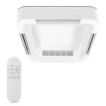 Extralink Cube Air 23 išmanus WiFi lubų ventiliatorius su šviesa, baltas, 59 cm, valdymas programėle