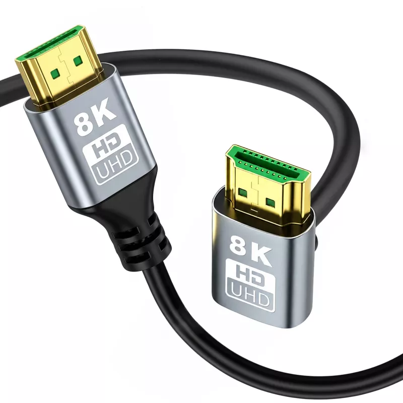 EXTRALINK HDMI 2.1 8K HDR 2M Angled Upward Cable Black