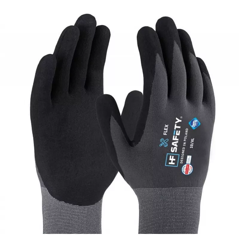 Extralink HF Safety Flex apsauginės pirštinės, 1 pora, dydis 9/L