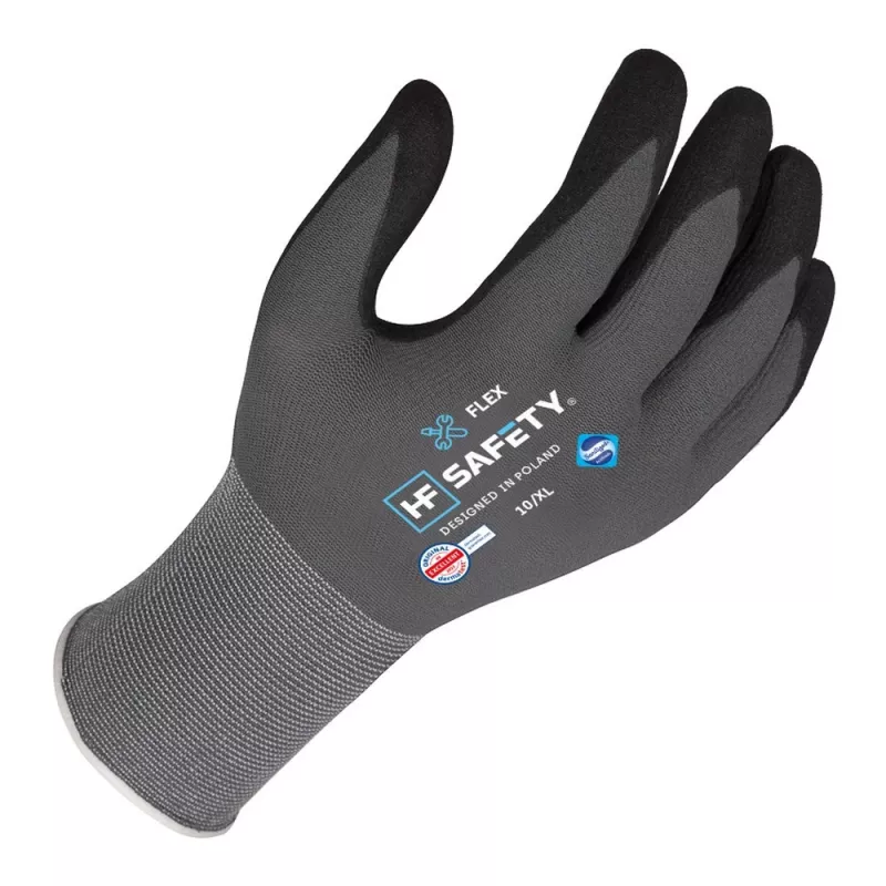 Extralink HF Safety Flex apsauginės pirštinės, 1 pora, dydis 9/L
